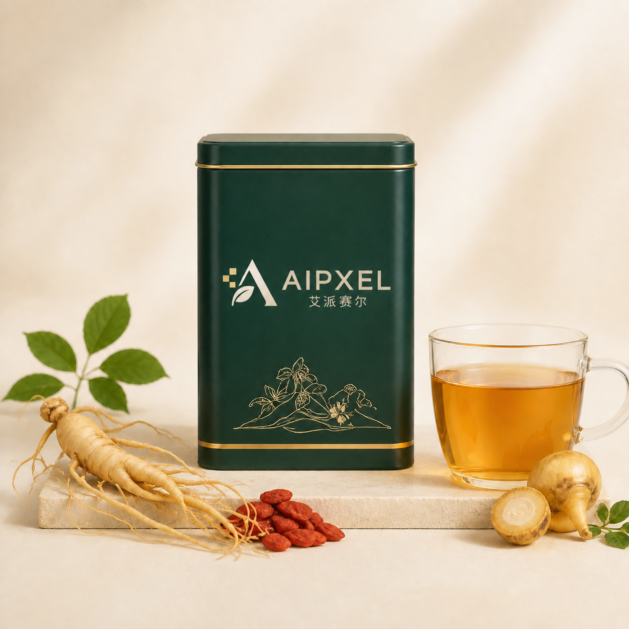 人参枸杞玛卡草本茶